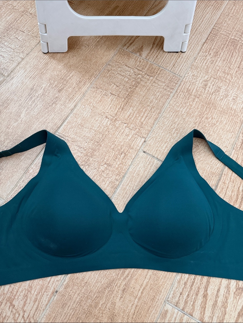 Seamless Teal Bra